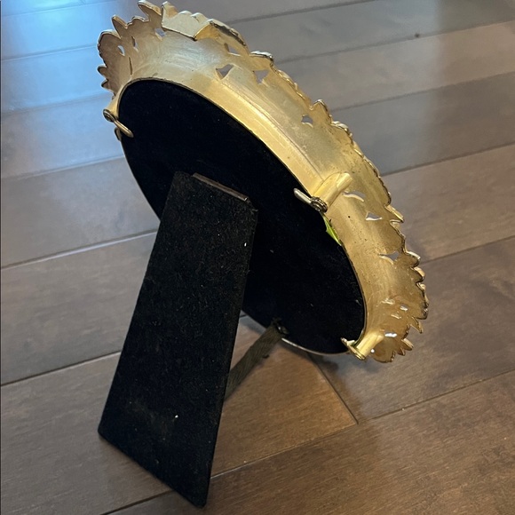 Metal Roses Picture Frame Vintage - Picture 3 of 8